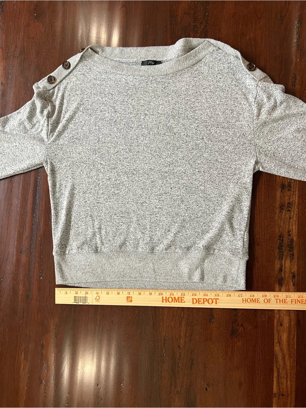 J.Crew Light Gray Boatneck Women’s Sweater